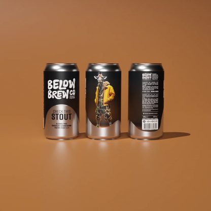 Below Brew Co Pastry Stout - Check This Stout 440ml - Below Brew Co - Craftzero