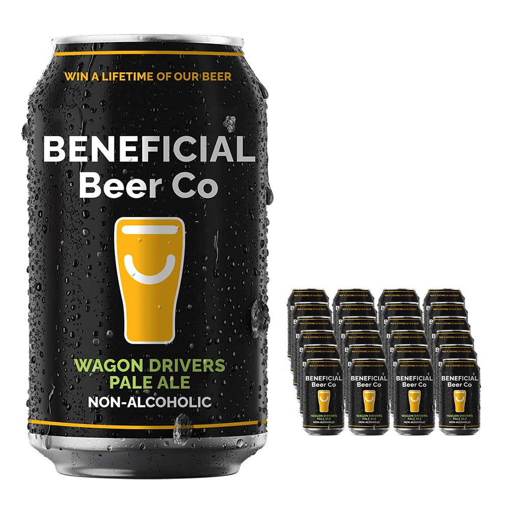 Beneficial Beer Co Wagon Drivers Non-Alcoholic Pale Ale 375ml ***BBD 12/25*** - Beneficial Beer Co - Craftzero