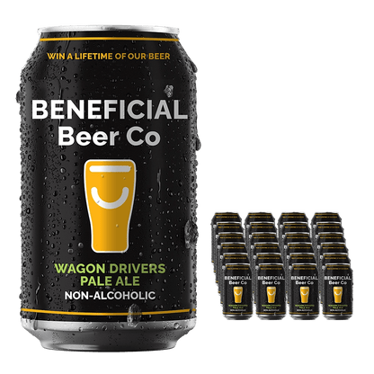 Beneficial Beer Co Wagon Drivers Non-Alcoholic Pale Ale 375ml ***BBD 12/25*** - Beneficial Beer Co - Craftzero