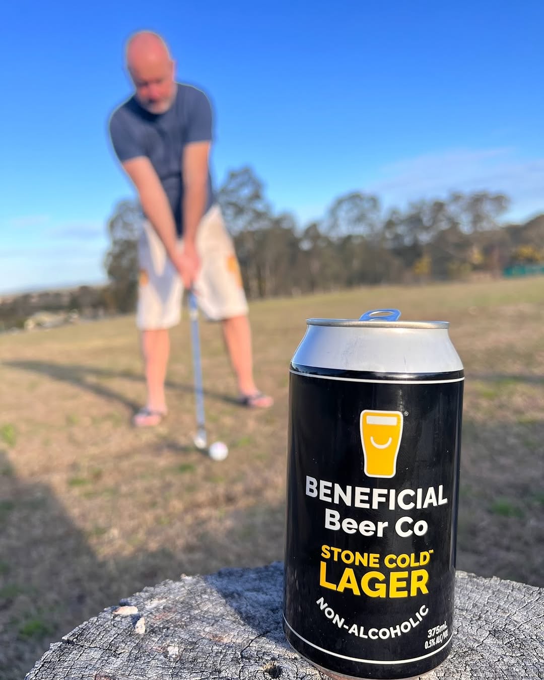 Beneficial Beer Stone Cold Lager Alc-Free 375ml ***BBD 07/26*** - Beneficial Beer Co - Craftzero