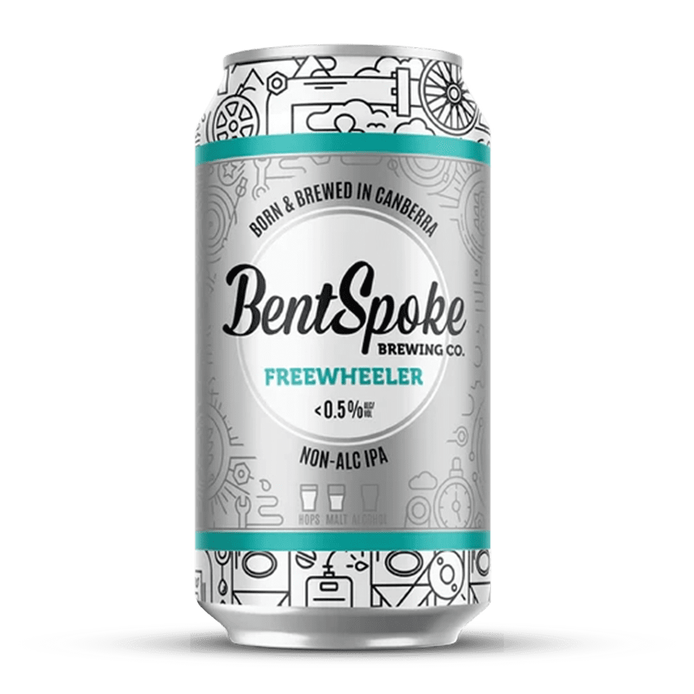 BentSpoke Brewing Freewheeler Non Alc IPA 375mL - BentSpoke Brewing - Craftzero