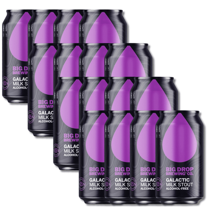 Big Drop Galactic Milk Stout Alcohol Free 355ml - Big Drop - Craftzero