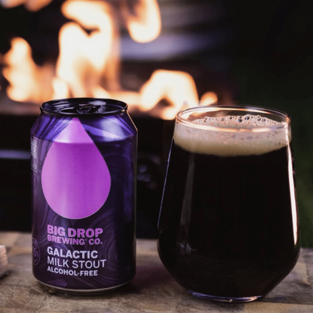 Big Drop Galactic Milk Stout Alcohol Free 355ml - Big Drop - Craftzero