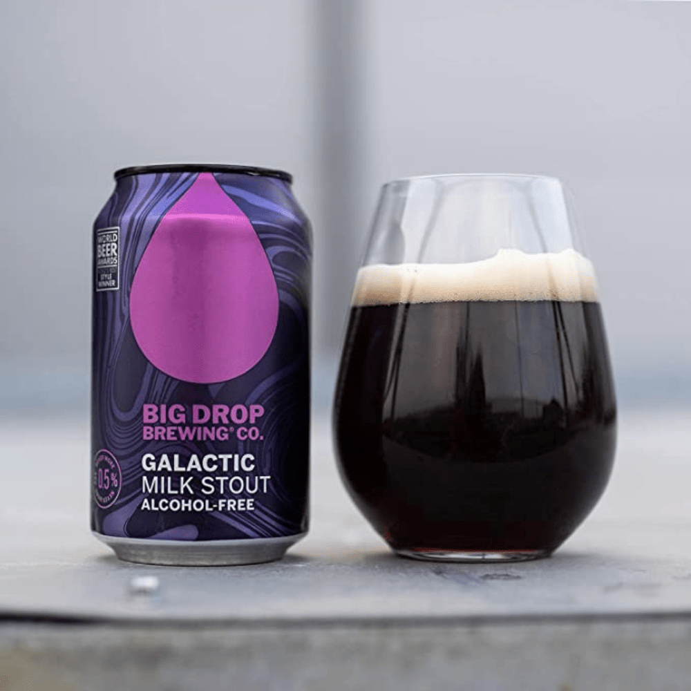 Big Drop Galactic Milk Stout Alcohol Free 355ml - Big Drop - Craftzero