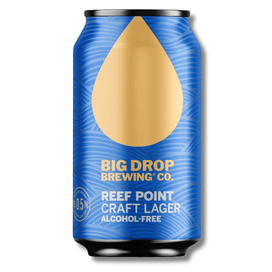 Big Drop Reef Point Craft Lager Non-Alcoholic 355ml - Big Drop - Craftzero