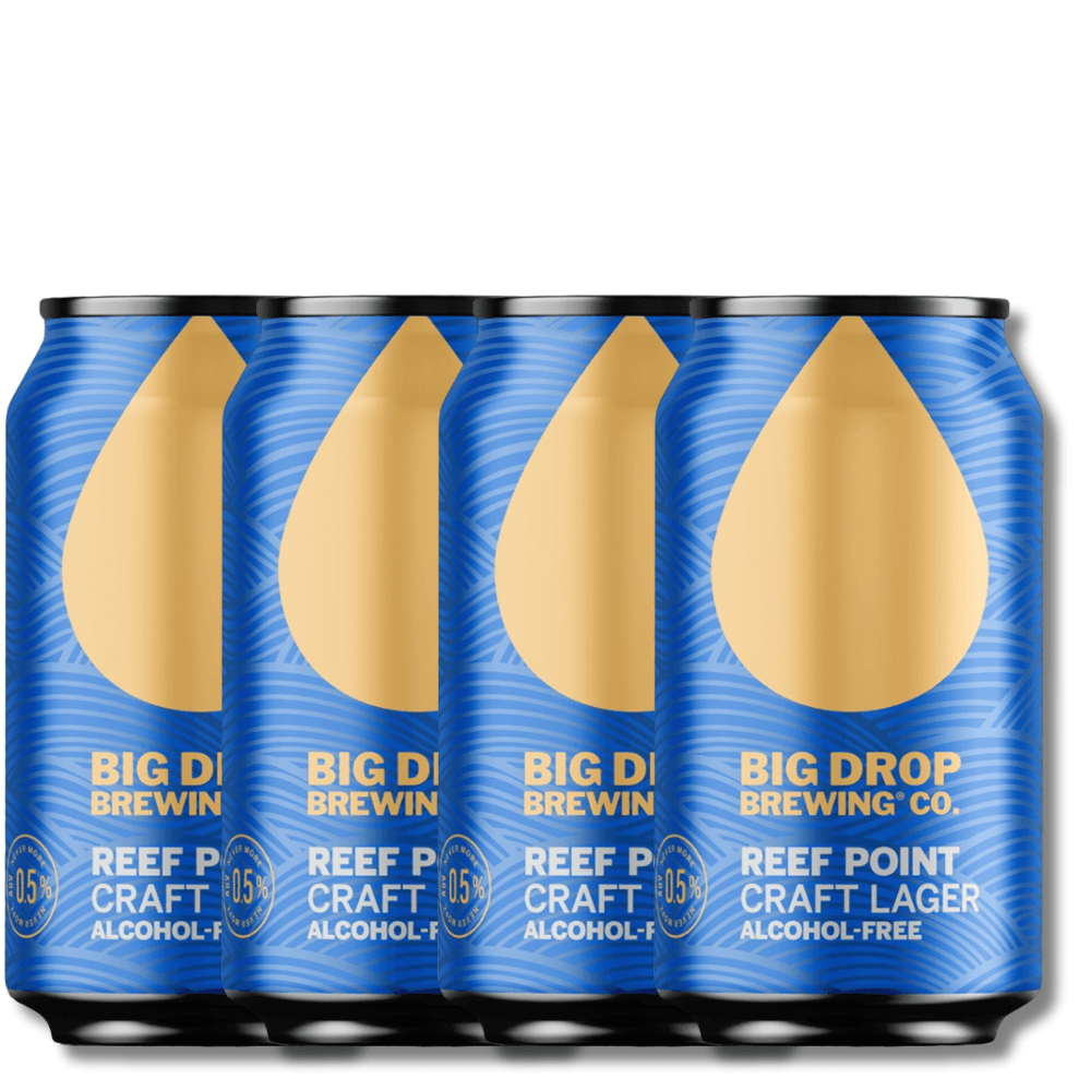 Big Drop Reef Point Craft Lager Non-Alcoholic 355ml - Big Drop - Craftzero