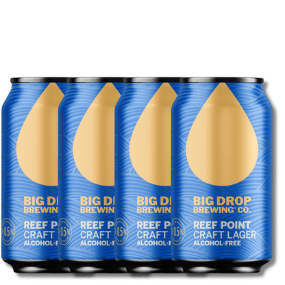 Big Drop Reef Point Craft Lager Non-Alcoholic 355ml - Big Drop - Craftzero