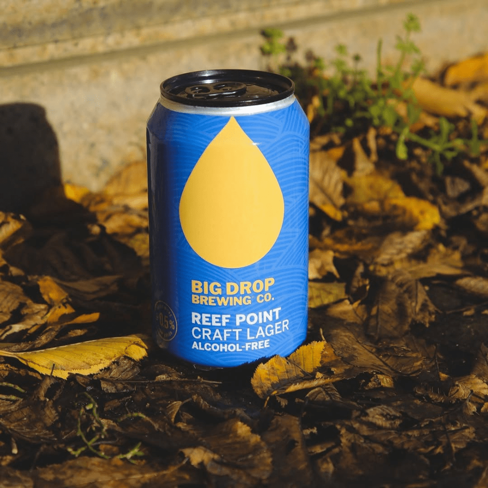 Big Drop Reef Point Craft Lager Non-Alcoholic 355ml - Big Drop - Craftzero
