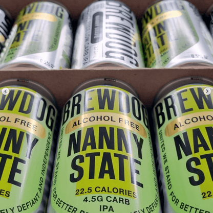 BrewDog Nanny State Low Carb Alcohol Free IPA 375ml - BrewDog - Craftzero