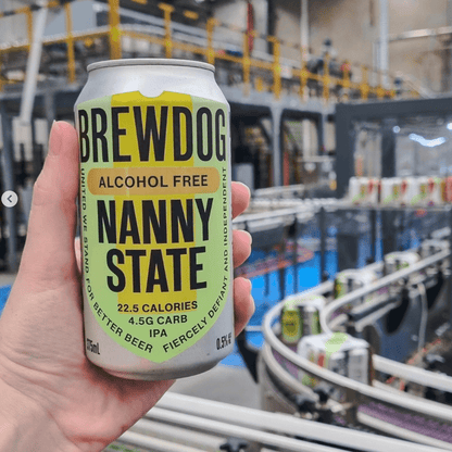 BrewDog Nanny State Low Carb Alcohol Free IPA 375ml - BrewDog - Craftzero