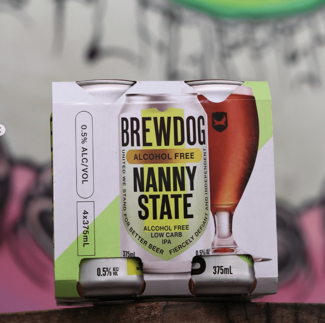 BrewDog Nanny State Low Carb Alcohol Free IPA 375ml - BrewDog - Craftzero