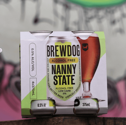 BrewDog Nanny State Low Carb Alcohol Free IPA 375ml - BrewDog - Craftzero