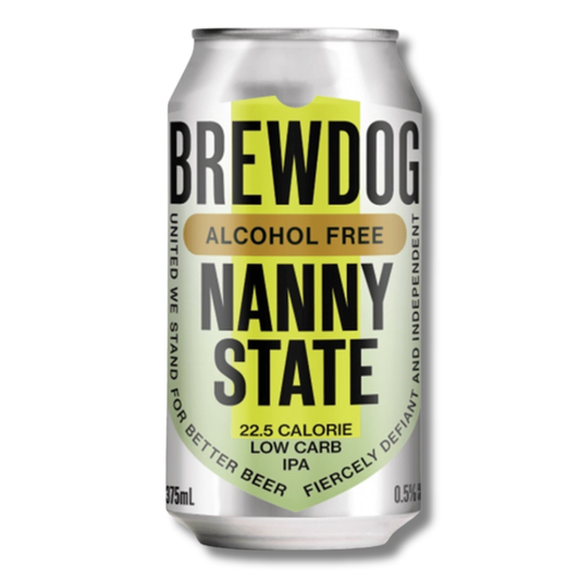 BrewDog Nanny State Low Carb Alcohol Free IPA 375ml - BrewDog - Craftzero