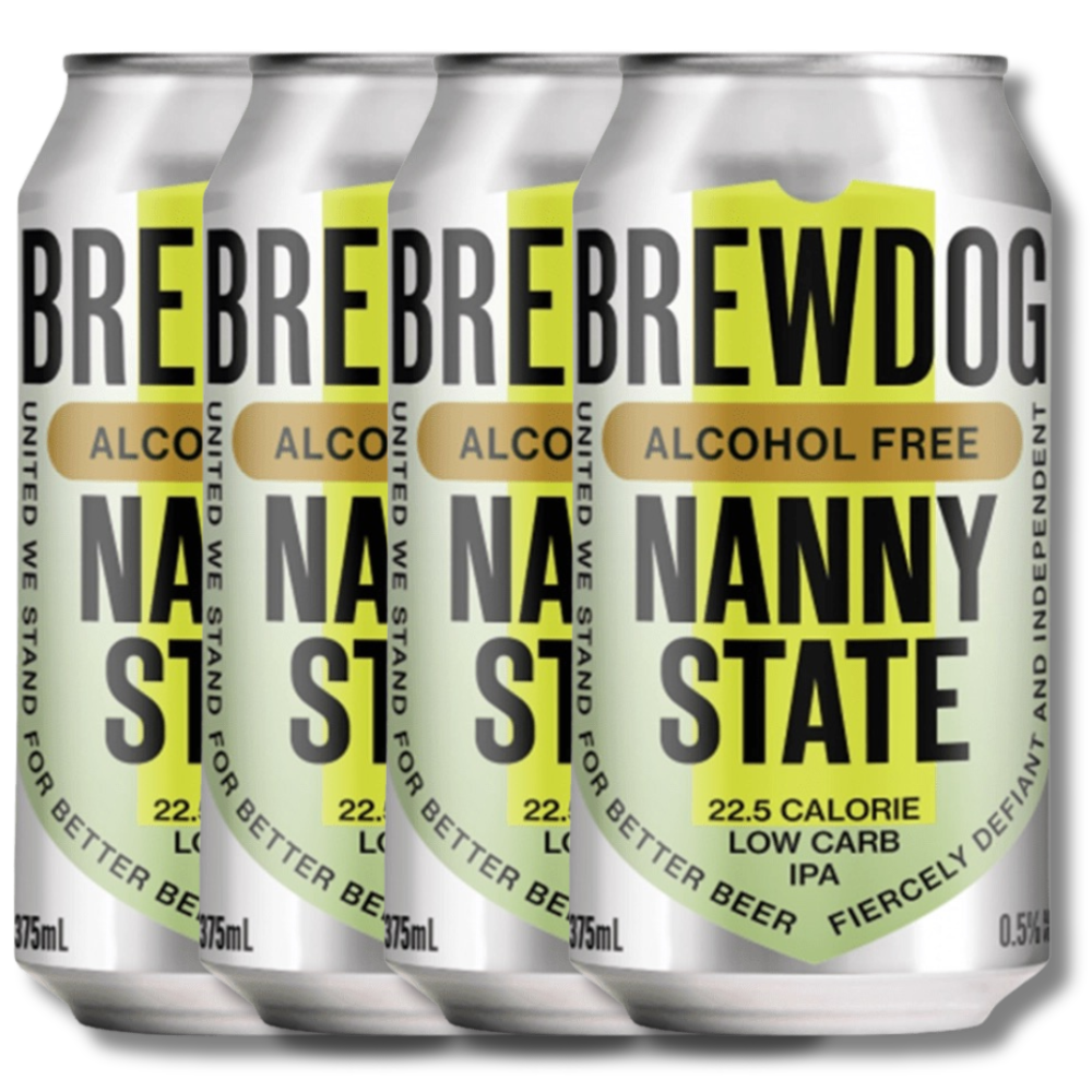 BrewDog Nanny State Low Carb Alcohol Free IPA 375ml - BrewDog - Craftzero