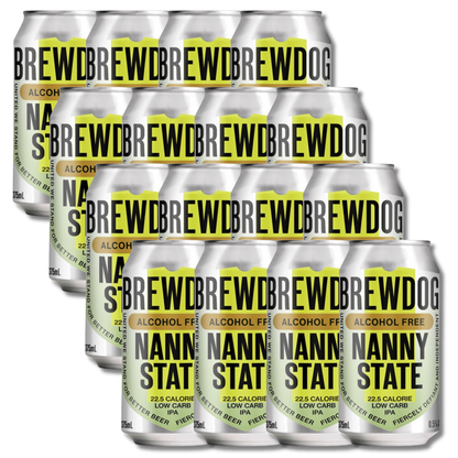 BrewDog Nanny State Low Carb Alcohol Free IPA 375ml - BrewDog - Craftzero