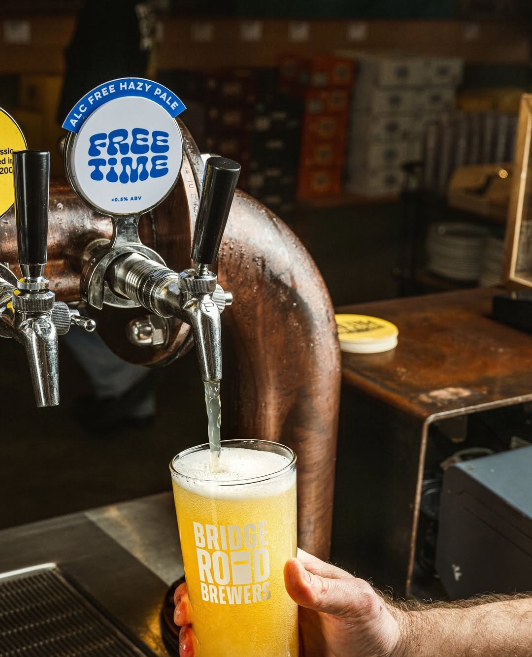 Bridge Road Brewers Free Time NA Hazy Pale 355ml - Bridge Road Brewers - Craftzero