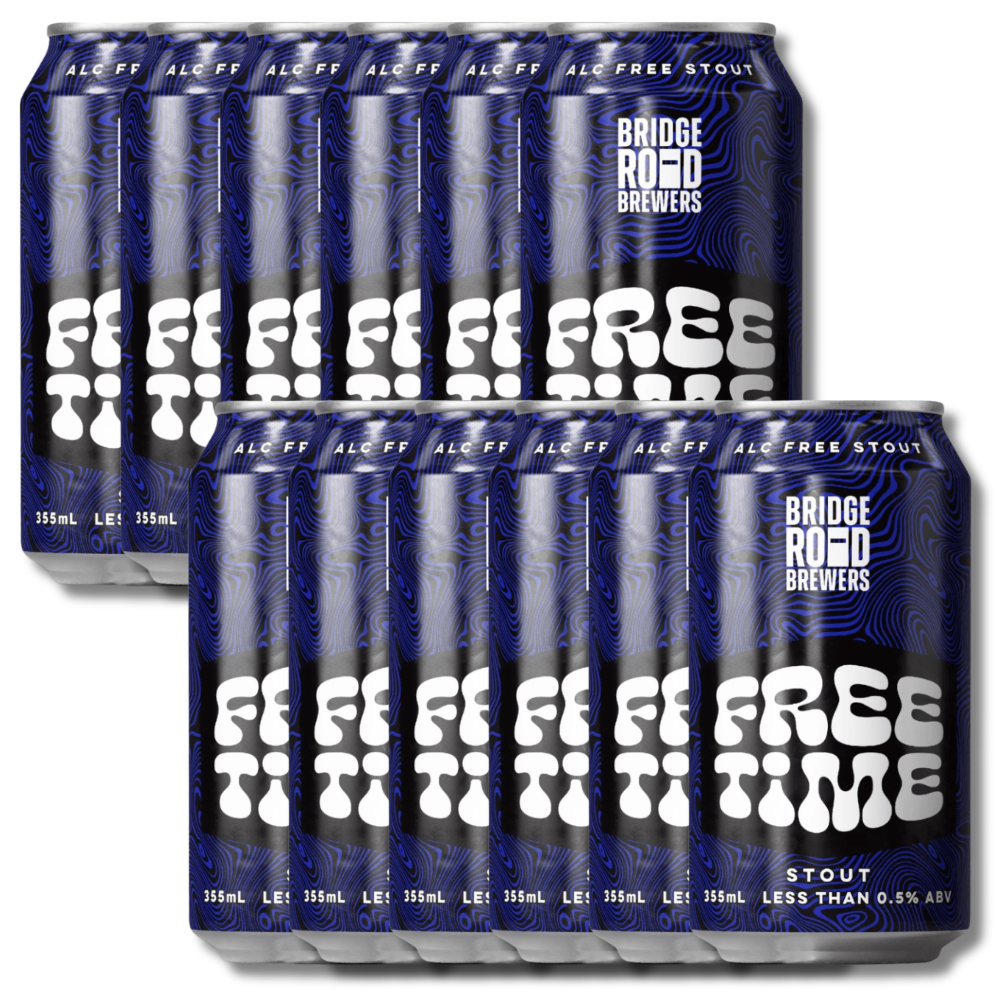 Bridge Road Brewers Free Time Non-Alc Stout 355ml - Bridge Road Brewers - Craftzero