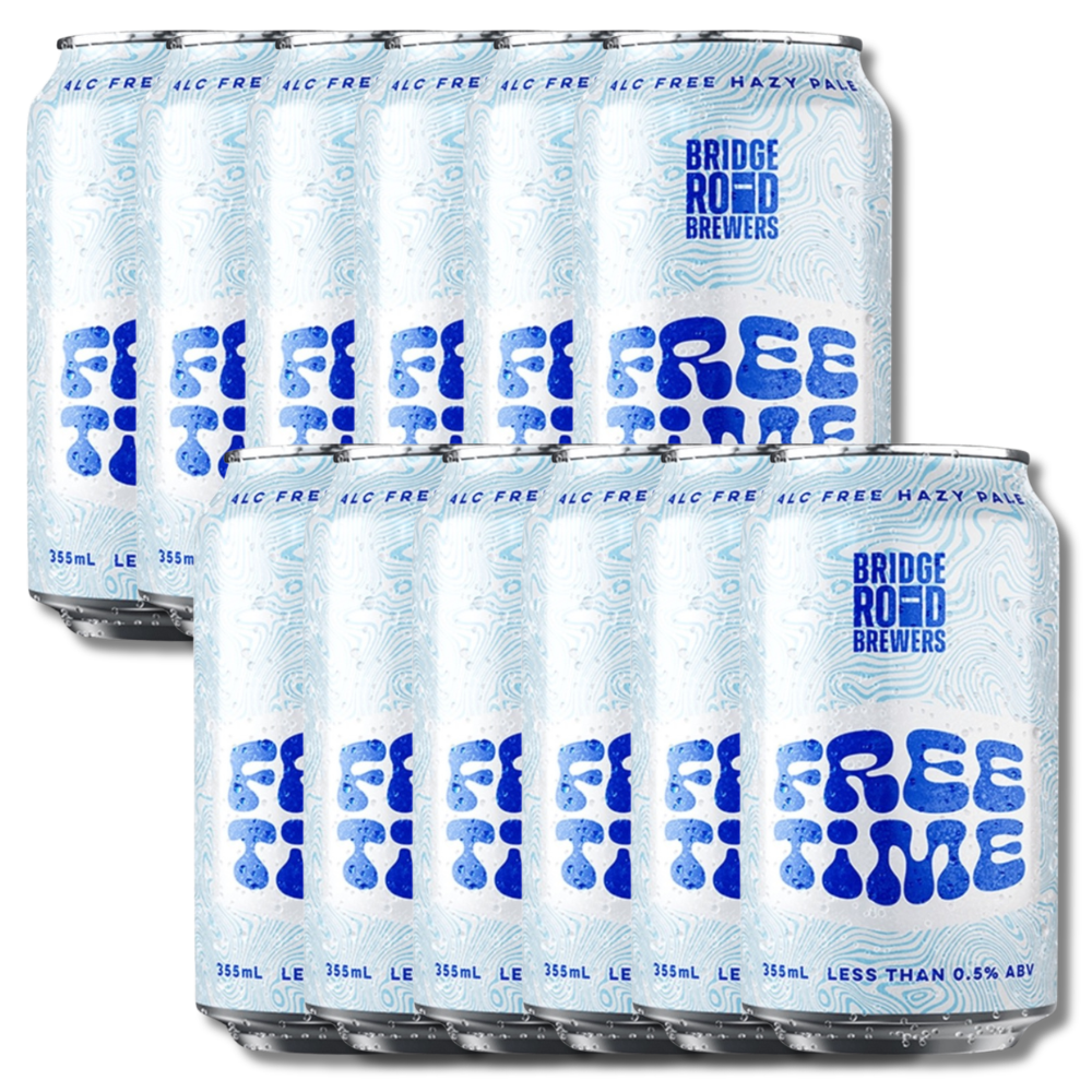 Bridge Road Brewers Free Time Non-Alcoholic Hazy Pale 355ml - Bridge Road Brewers - Craftzero