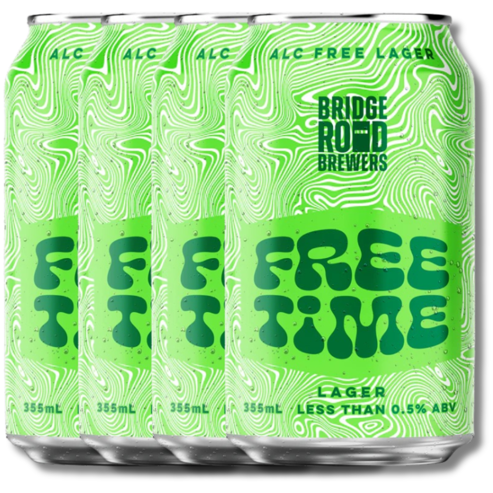 Bridge Road Brewers Free Time Non-Alcoholic Lager 355ml - Bridge Road Brewers - Craftzero