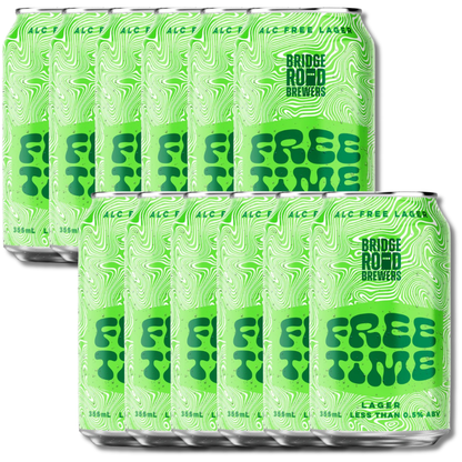 Bridge Road Brewers Free Time Non-Alcoholic Lager 355ml - Bridge Road Brewers - Craftzero