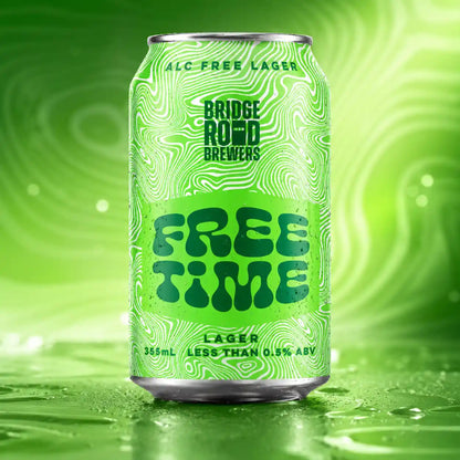 Bridge Road Brewers Free Time Non-Alcoholic Lager 355ml - Bridge Road Brewers - Craftzero