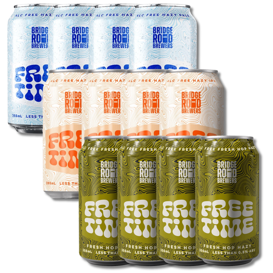 Bridge Road Trio Hazy Non-Alcoholic Beer Bundle (12 Cans)