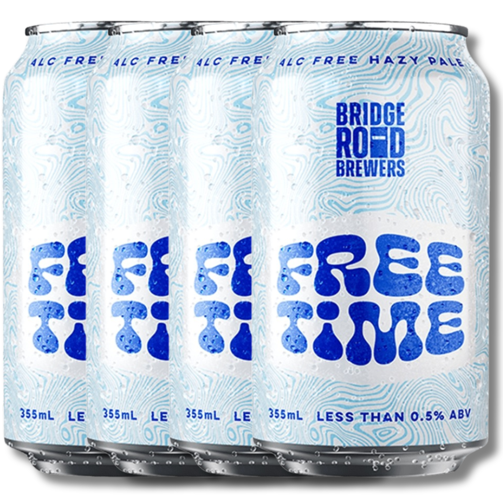 Bridge Road Brewers Free Time Non-Alcoholic Hazy Pale 355ml