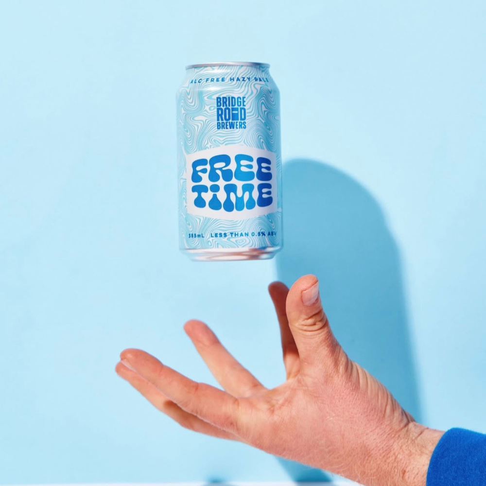 Bridge Road Brewers Free Time Non-Alcoholic Hazy Pale 355ml