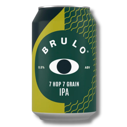 Brulo Non-Alcoholic 7 Hop 7 Grain DDH IPA 330ml ***BBD 09/26*** - BRULO - Craftzero