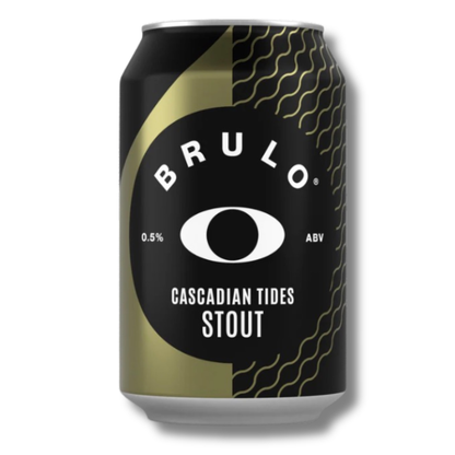 Brulo Non-Alcoholic Cascadian Tides Stout 330ml ***BBD 09/26*** - BRULO - Craftzero