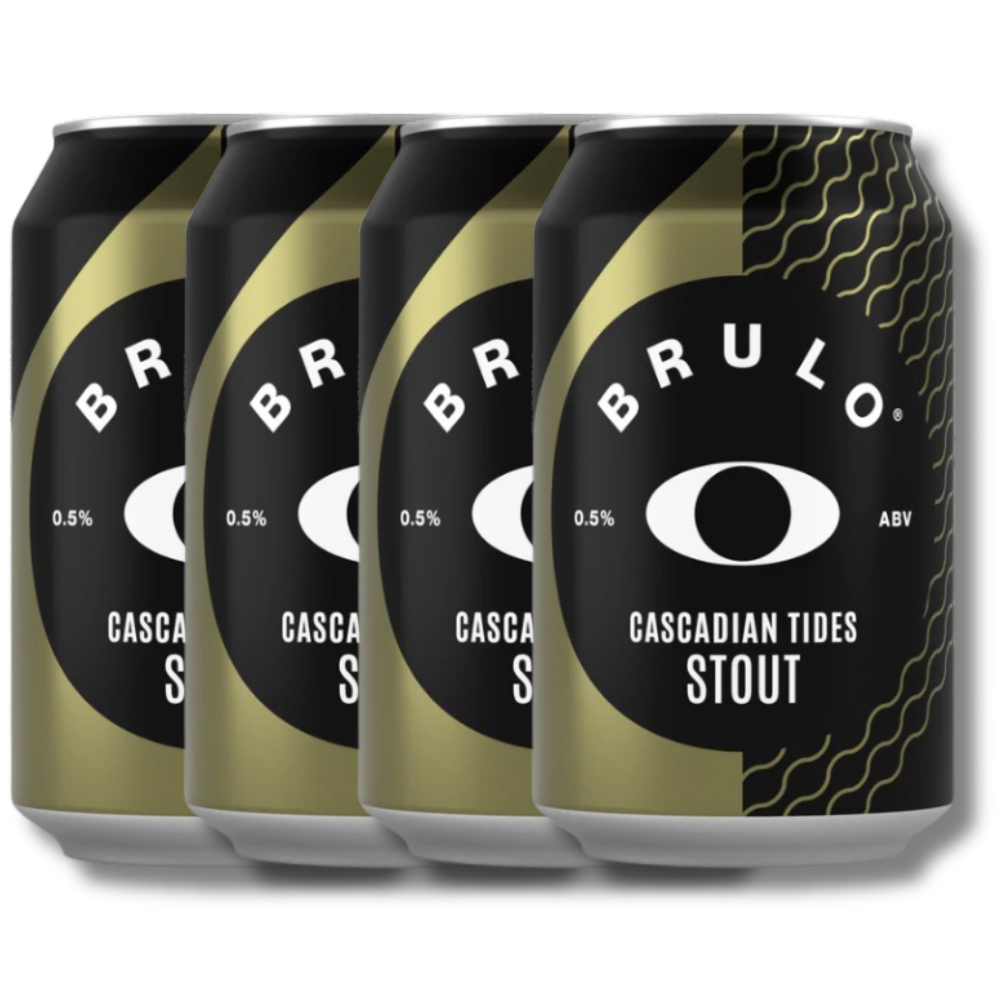 Brulo Non-Alcoholic Cascadian Tides Stout 330ml ***BBD 09/26*** - BRULO - Craftzero