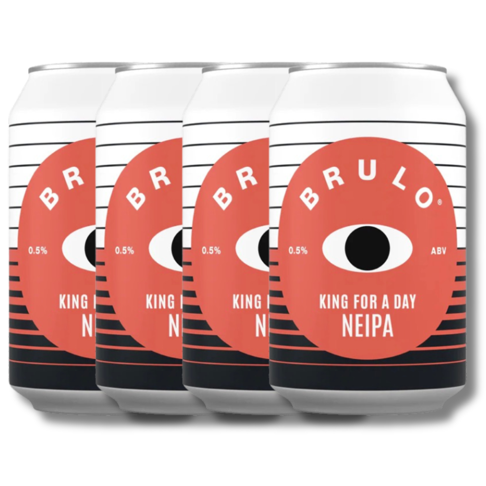Brulo Non-Alcoholic King For A Day NEIPA 330ml ***BBD 09/26*** - BRULO - Craftzero