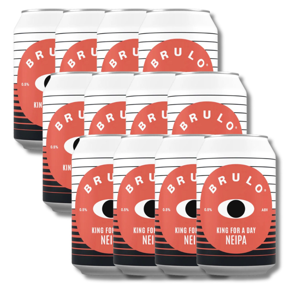 Brulo Non-Alcoholic King For A Day NEIPA 330ml ***BBD 09/26*** - BRULO - Craftzero