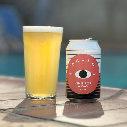 Brulo Non-Alcoholic King For A Day NEIPA 330ml ***BBD 09/26*** - BRULO - Craftzero