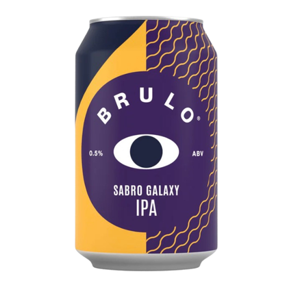 Brulo Non-Alcoholic Sabro Galaxy DDH IPA 330ml ***BBD 09/26*** - BRULO - Craftzero
