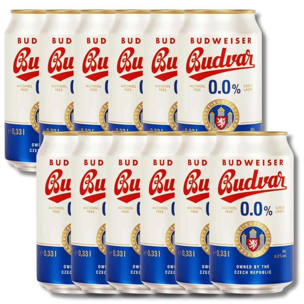 Budvar 0.0% Alcohol Free Lager 330ml - Budvar - Craftzero