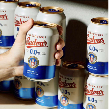 Budvar 0.0% Alcohol Free Lager 330ml - Budvar - Craftzero