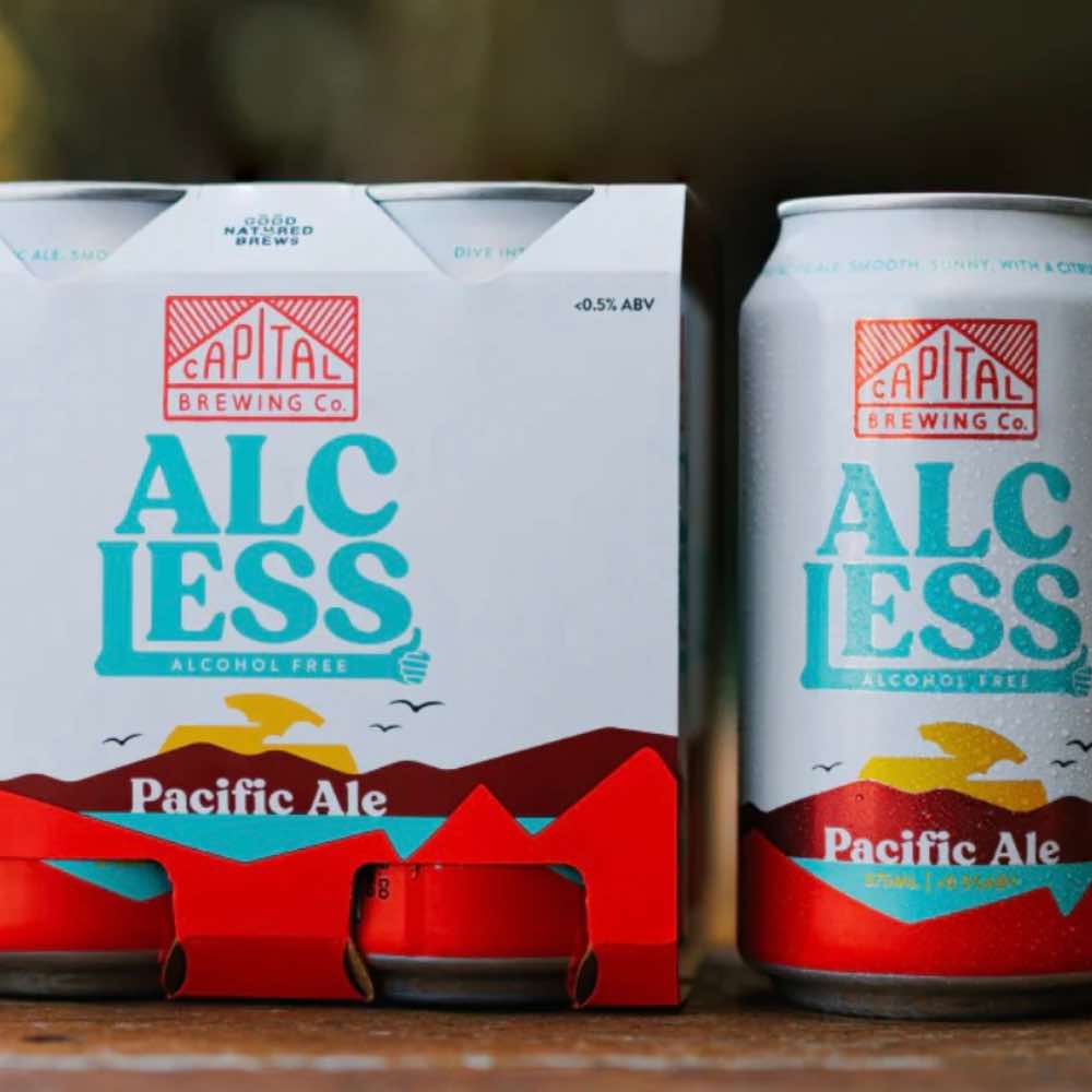Capital Brewing Alc-Less Pacific Ale 375ml - Capital Brewing Co. - Craftzero