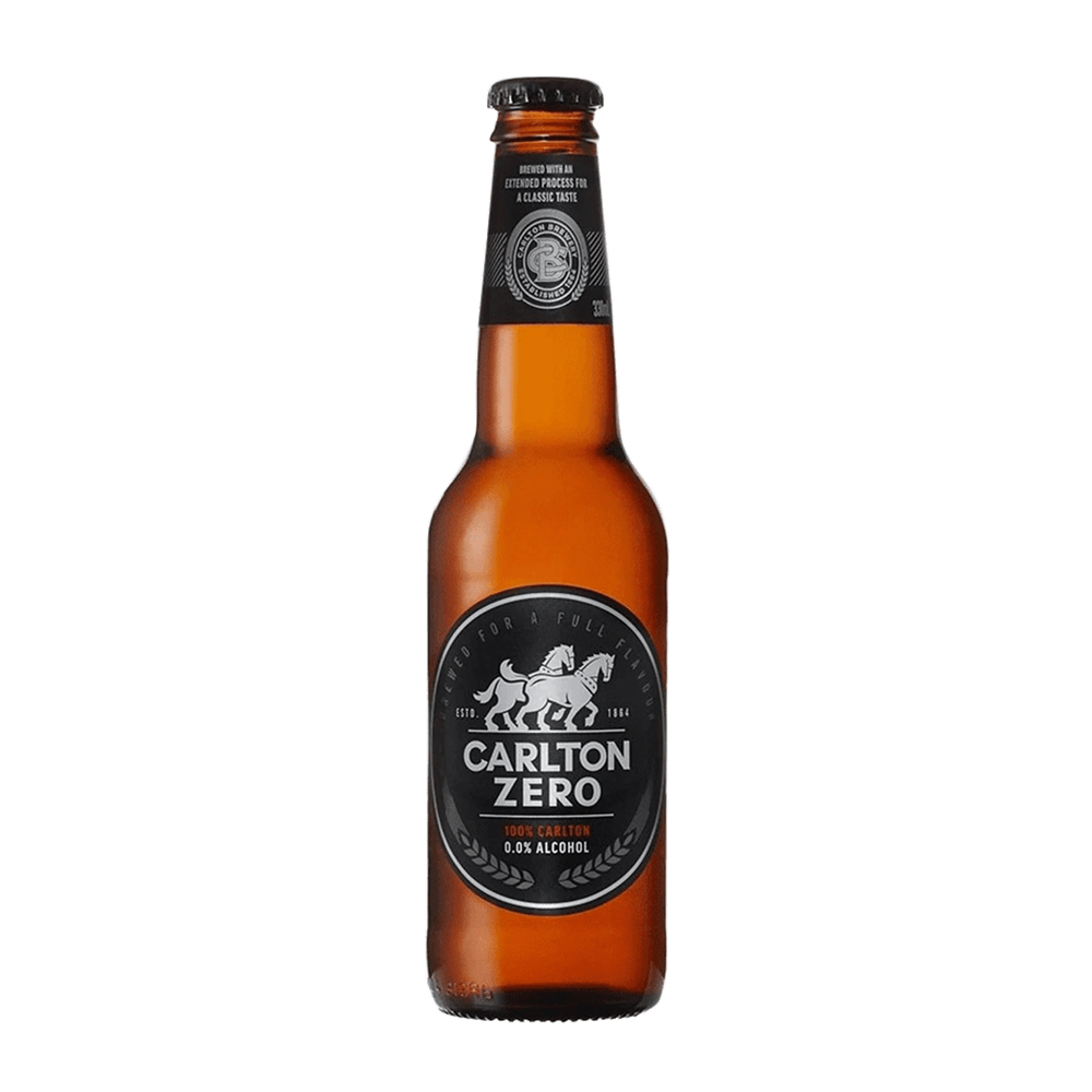 Carlton Zero Non-Alcoholic Beer 330mL ***BBD 02/26*** - Carlton Draught - Craftzero