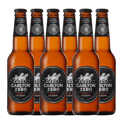 Carlton Zero Non-Alcoholic Beer 330mL ***BBD 02/26*** - Carlton Draught - Craftzero