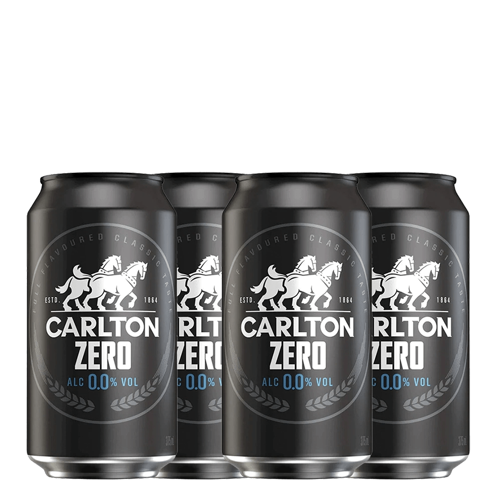 Carlton Zero Lager 375ml - Carlton Draught - Craftzero