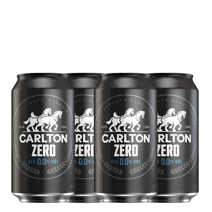 Carlton Zero Lager 375ml - Carlton Draught - Craftzero