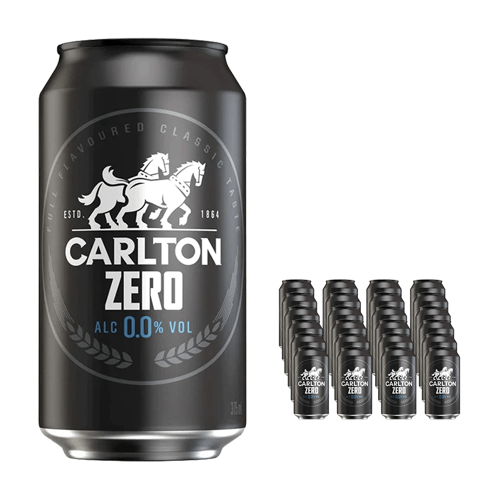 Carlton Zero Lager 375ml - Carlton Draught - Craftzero