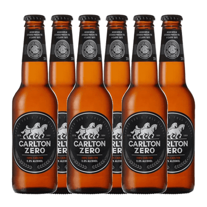 Carlton Zero Non-Alcoholic Lager 330ml - Carlton Draught - Craftzero