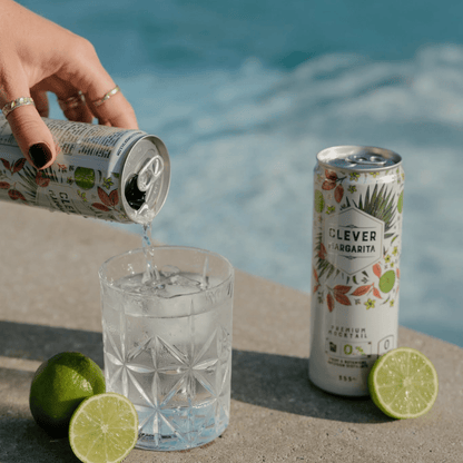 Clever Mocktails Non Alcoholic Margarita Zero Sugar 355ml - Clever Mocktails - Craftzero