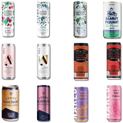 Craftzero Ultimate Zero Alcohol RTD Sampler July/Aug Bundle (12 Pack Bundle) - Craftzero - Craftzero