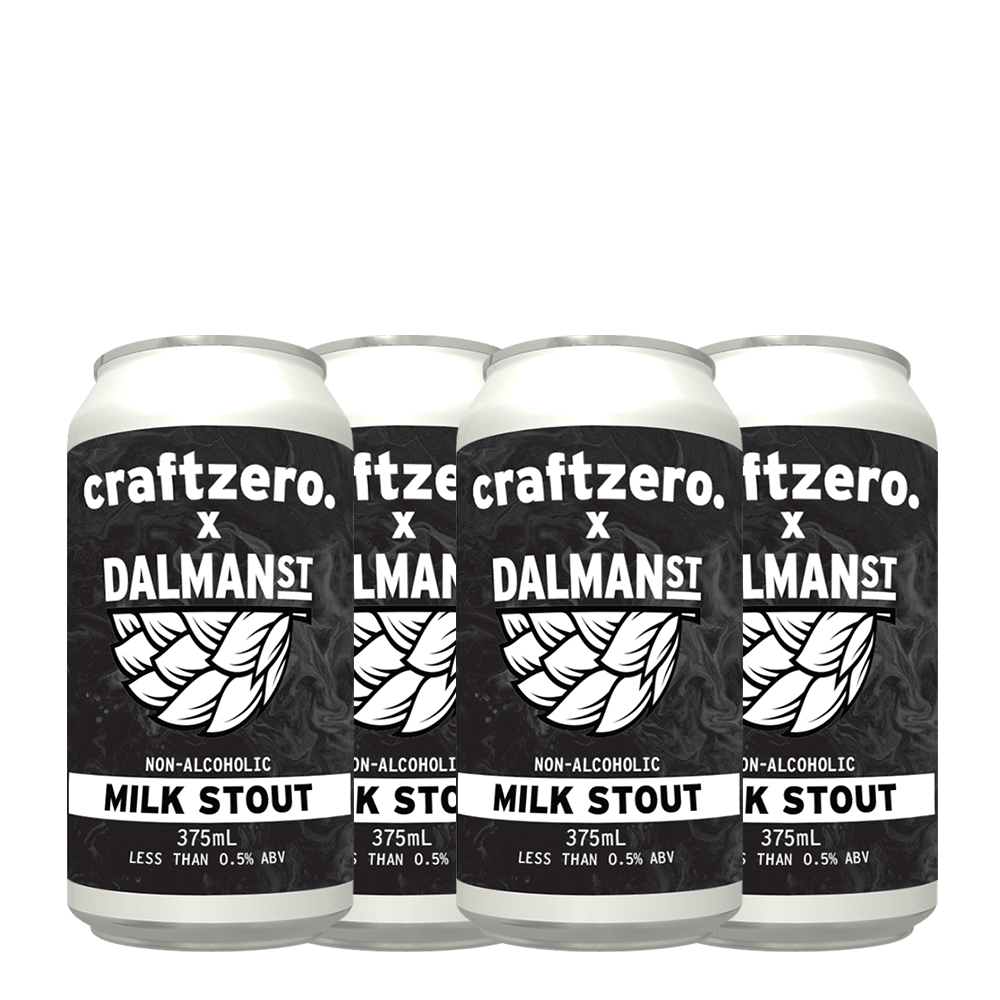 Craftzero x Dalman Street Milk Stout Non-Alcoholic 375ml - Dalman Street - Craftzero