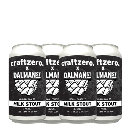 Craftzero x Dalman Street Milk Stout Non-Alcoholic 375ml - Dalman Street - Craftzero