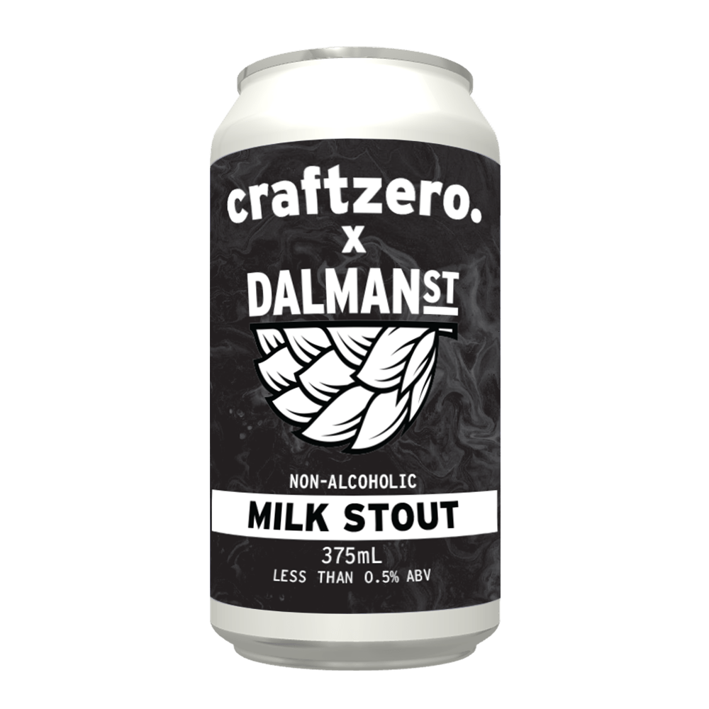 Craftzero x Dalman Street Milk Stout Non-Alcoholic 375ml - Dalman Street - Craftzero