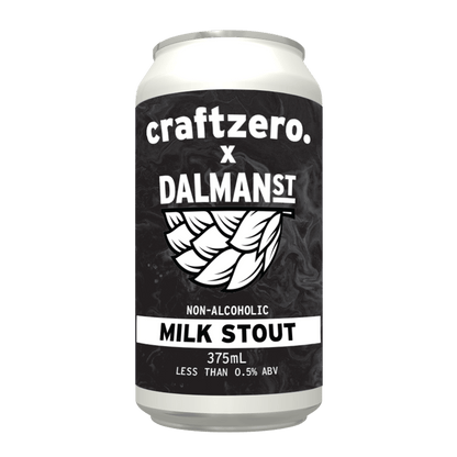 Craftzero x Dalman Street Milk Stout Non-Alcoholic 375ml - Dalman Street - Craftzero